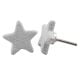 White Star Crackle Ceramic Knob